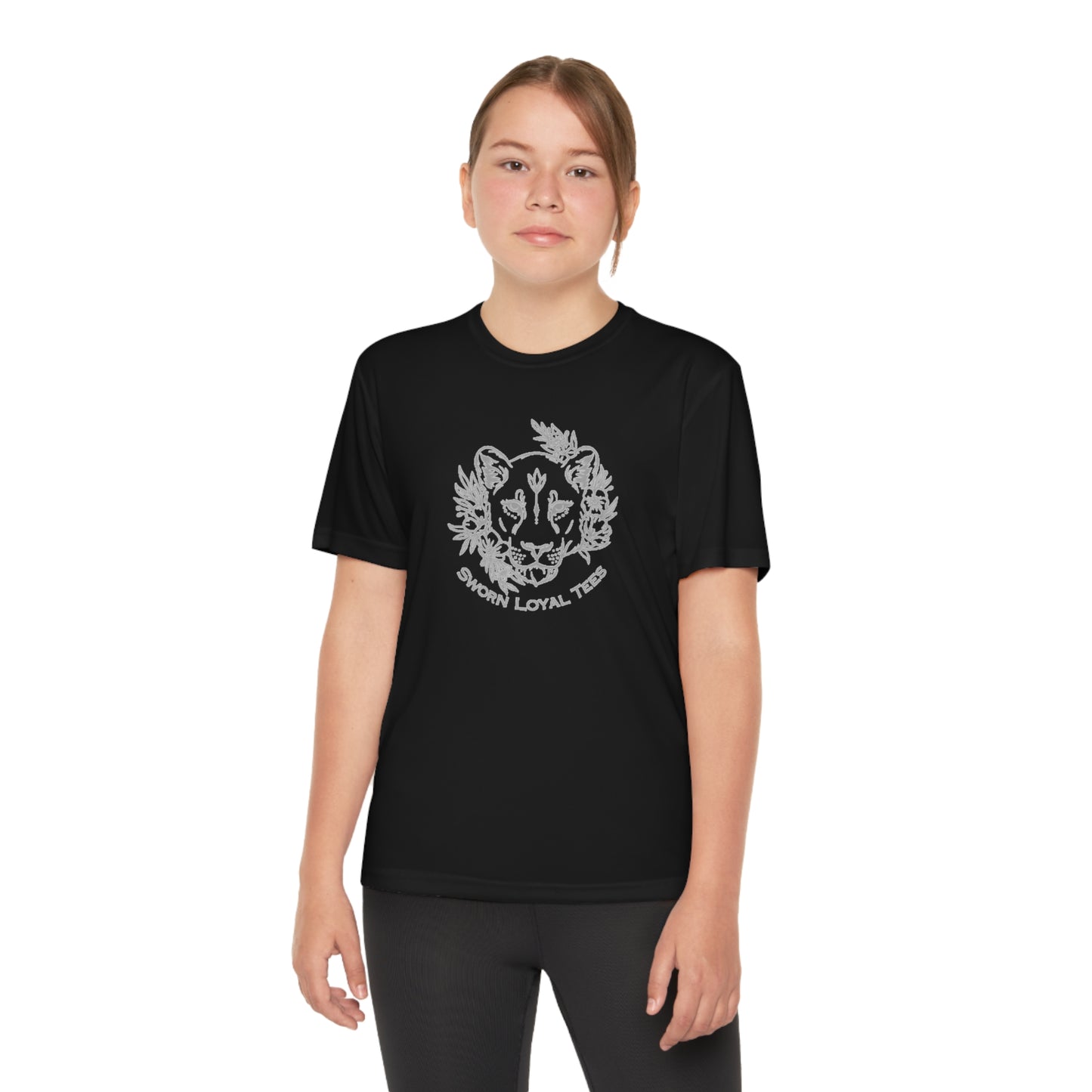 Youth Tee Lion Logo (wicking shirt)