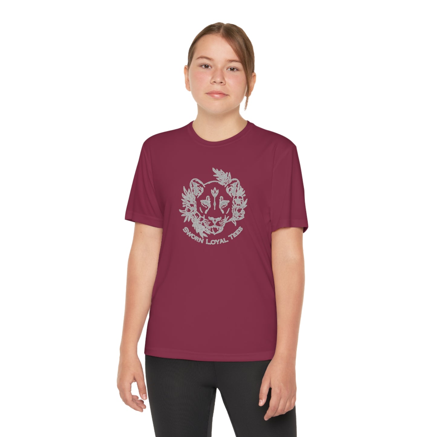 Youth Tee Lion Logo (wicking shirt)