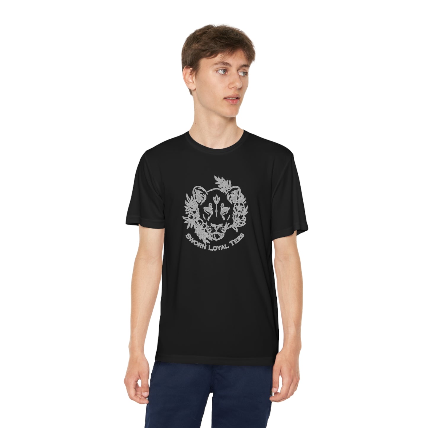 Youth Tee Lion Logo (wicking shirt)