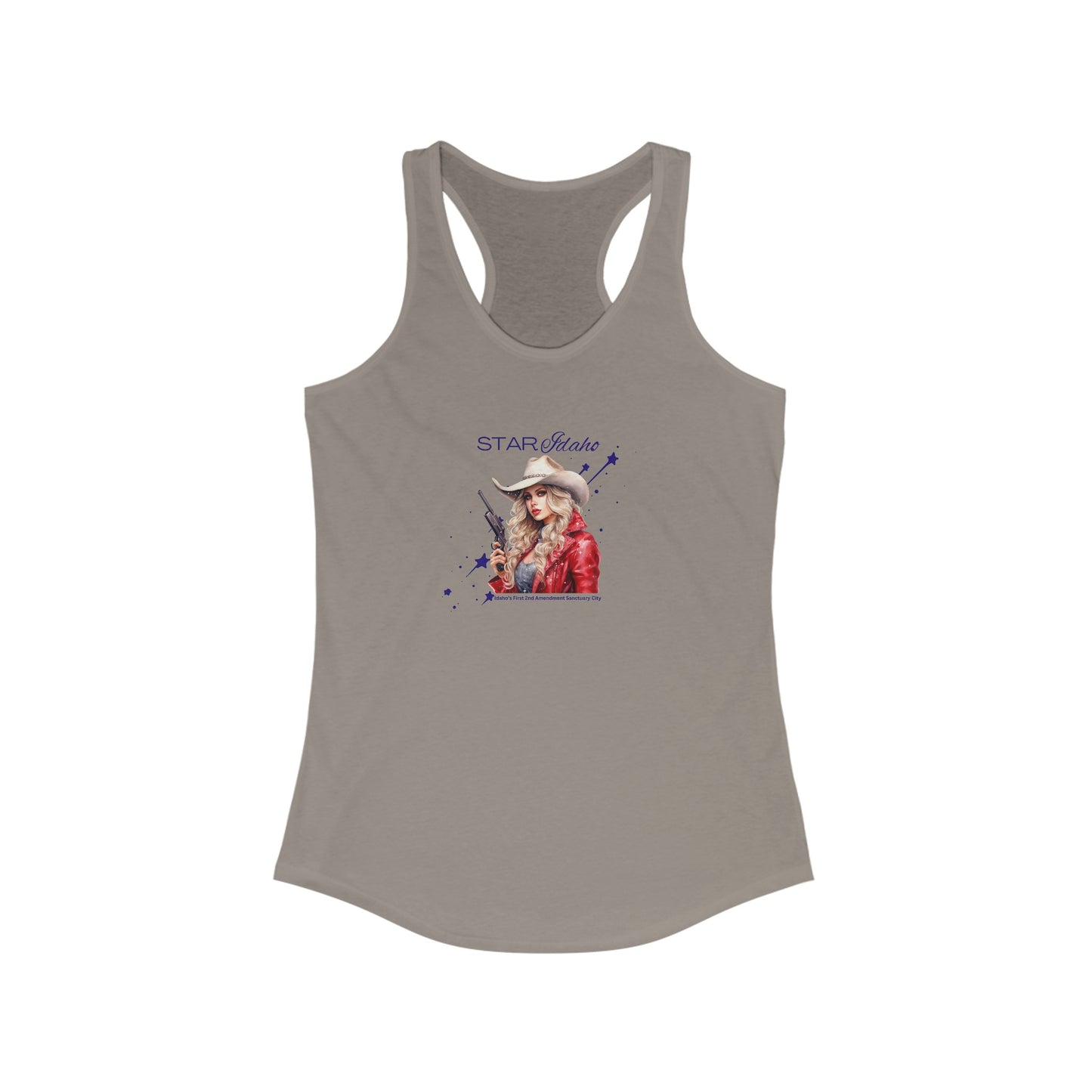 Star Open Carry -Women's Ideal Racerback Tank