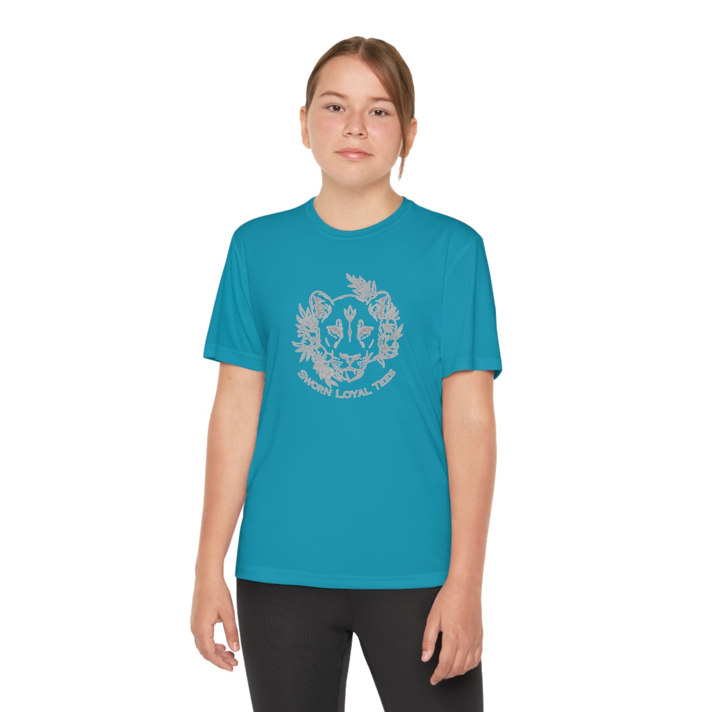 Youth Tee Lion Logo (wicking shirt)
