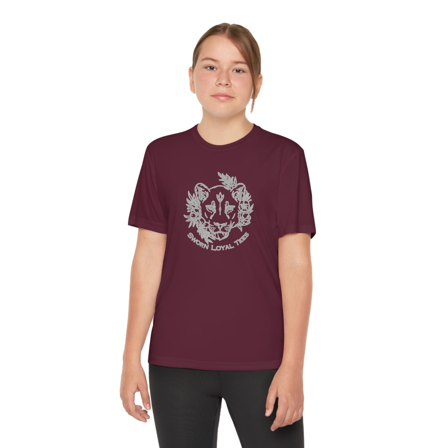 Youth Tee Lion Logo (wicking shirt)