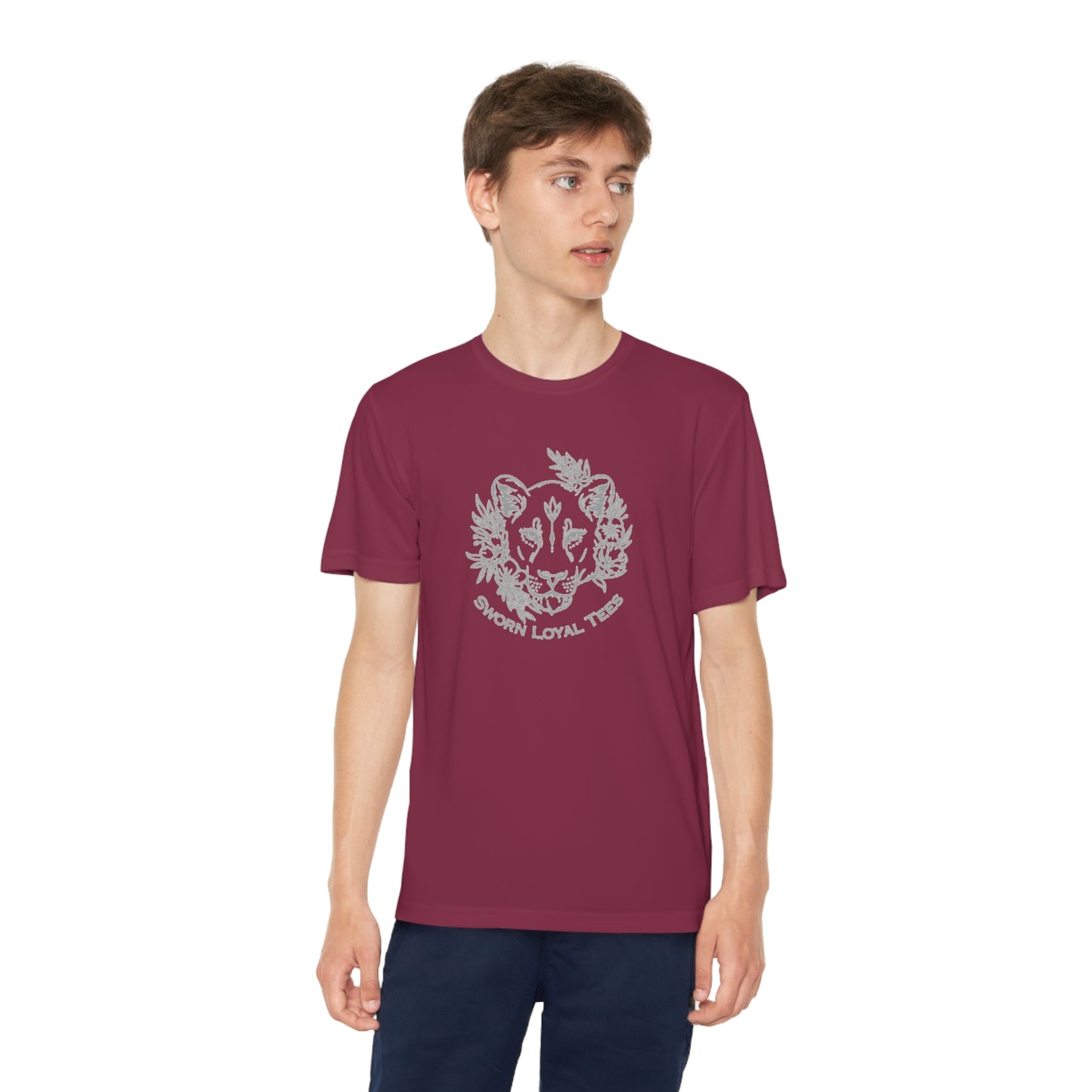 Youth Tee Lion Logo (wicking shirt)