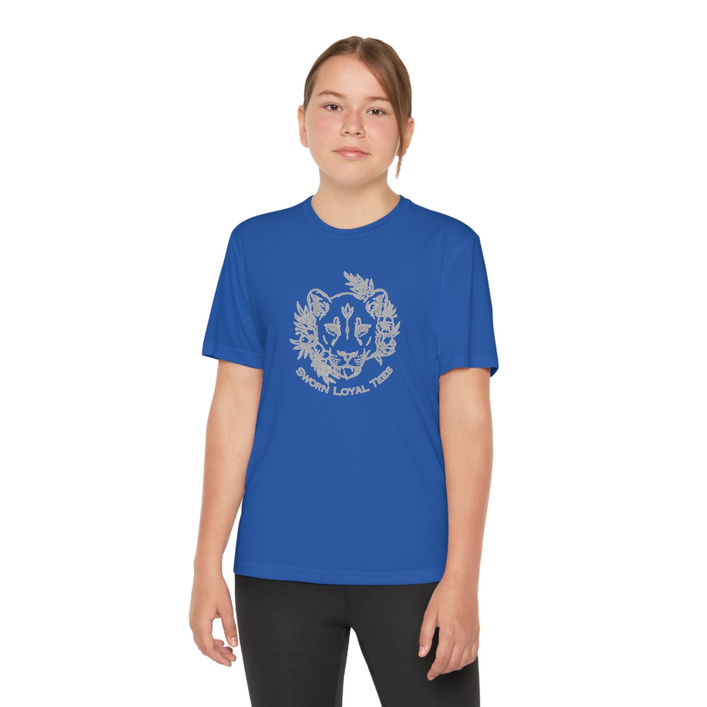Youth Tee Lion Logo (wicking shirt)