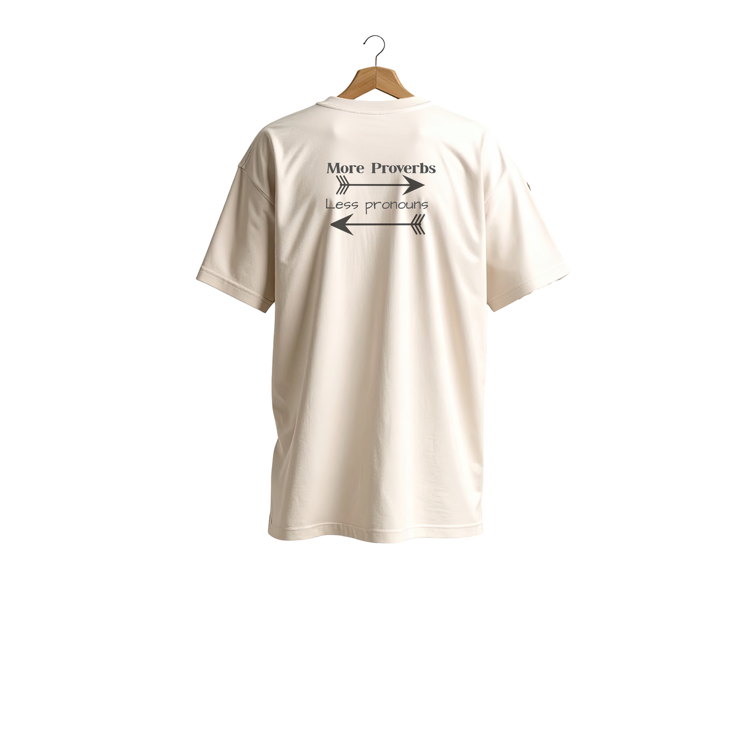 More Proverbs less pronouns