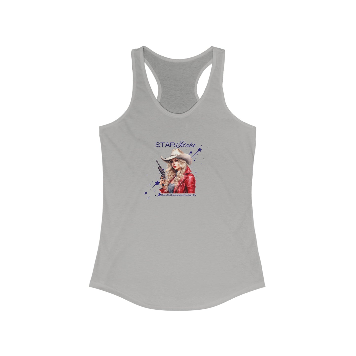 Star Open Carry -Women's Ideal Racerback Tank