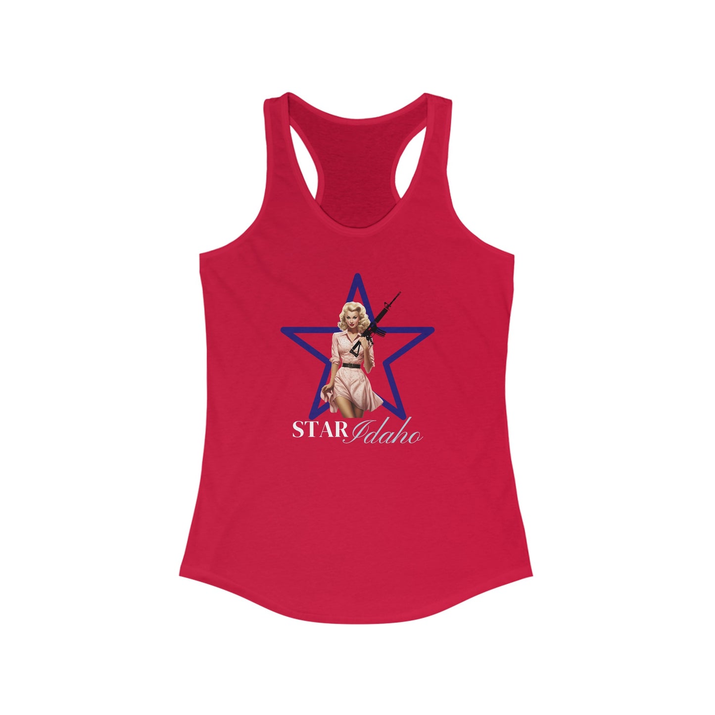 Women's Tank- Star Idaho