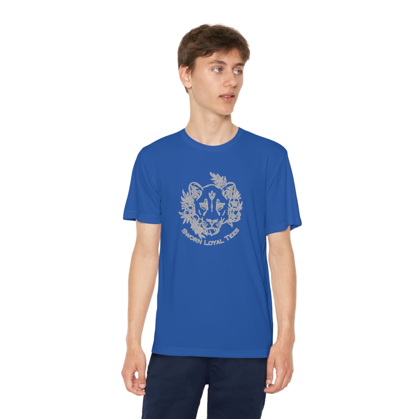 Youth Tee Lion Logo (wicking shirt)