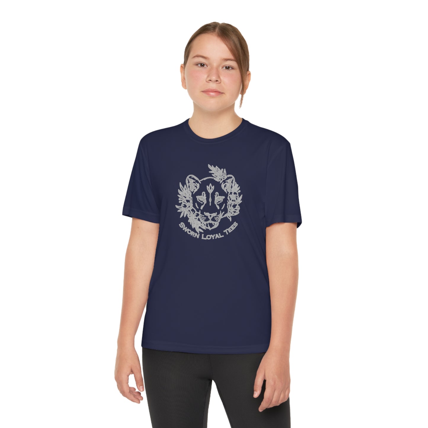 Youth Tee Lion Logo (wicking shirt)