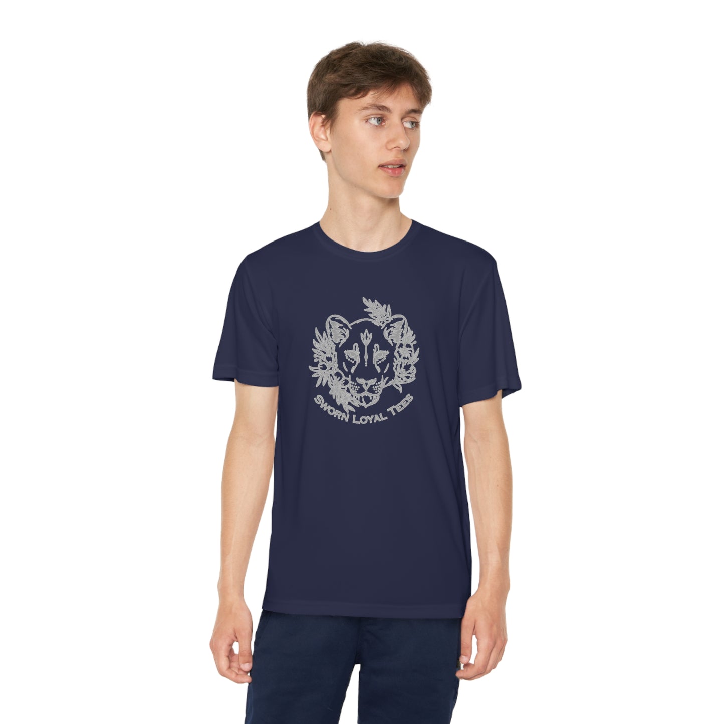 Youth Tee Lion Logo (wicking shirt)