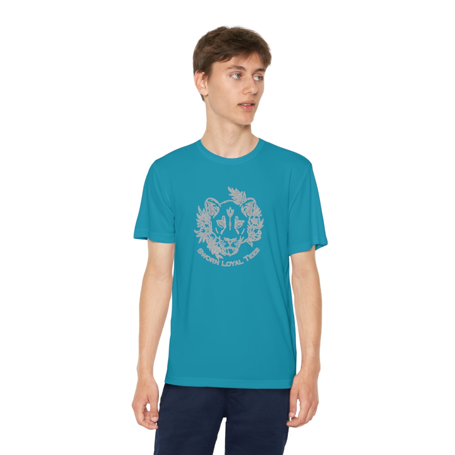 Youth Tee Lion Logo (wicking shirt)