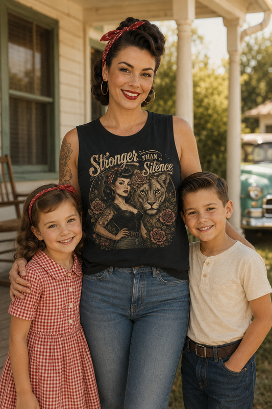 Stronger than Silence Muscle Tank