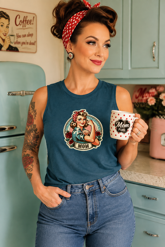 Rosie Mom Muscle Tank Top