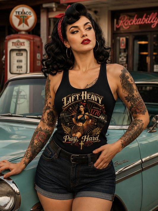 Lift Heavy Pray Hard tank top