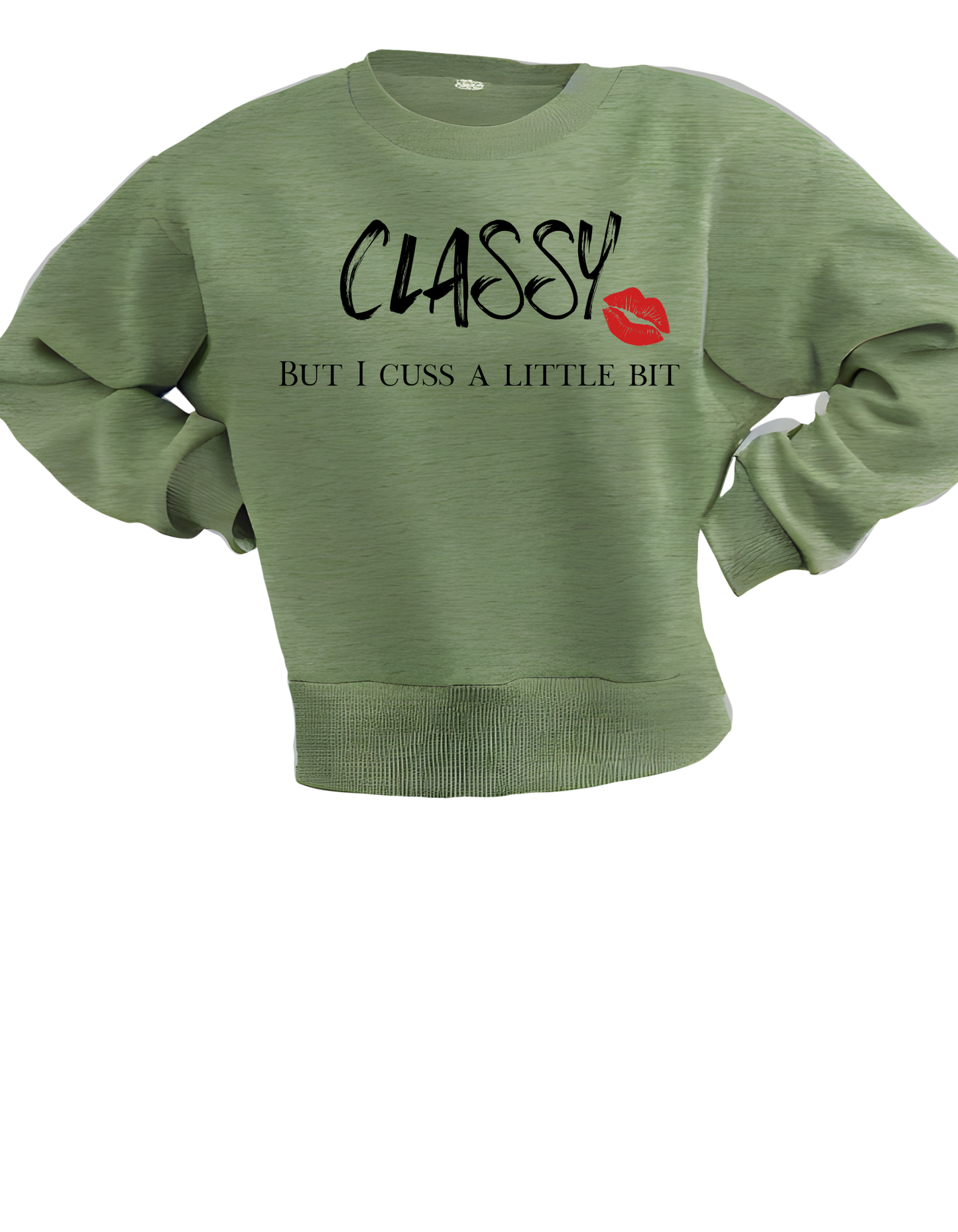 Classy But I Cuss a Little Bit – Retro Rockabilly Sweatshirt
