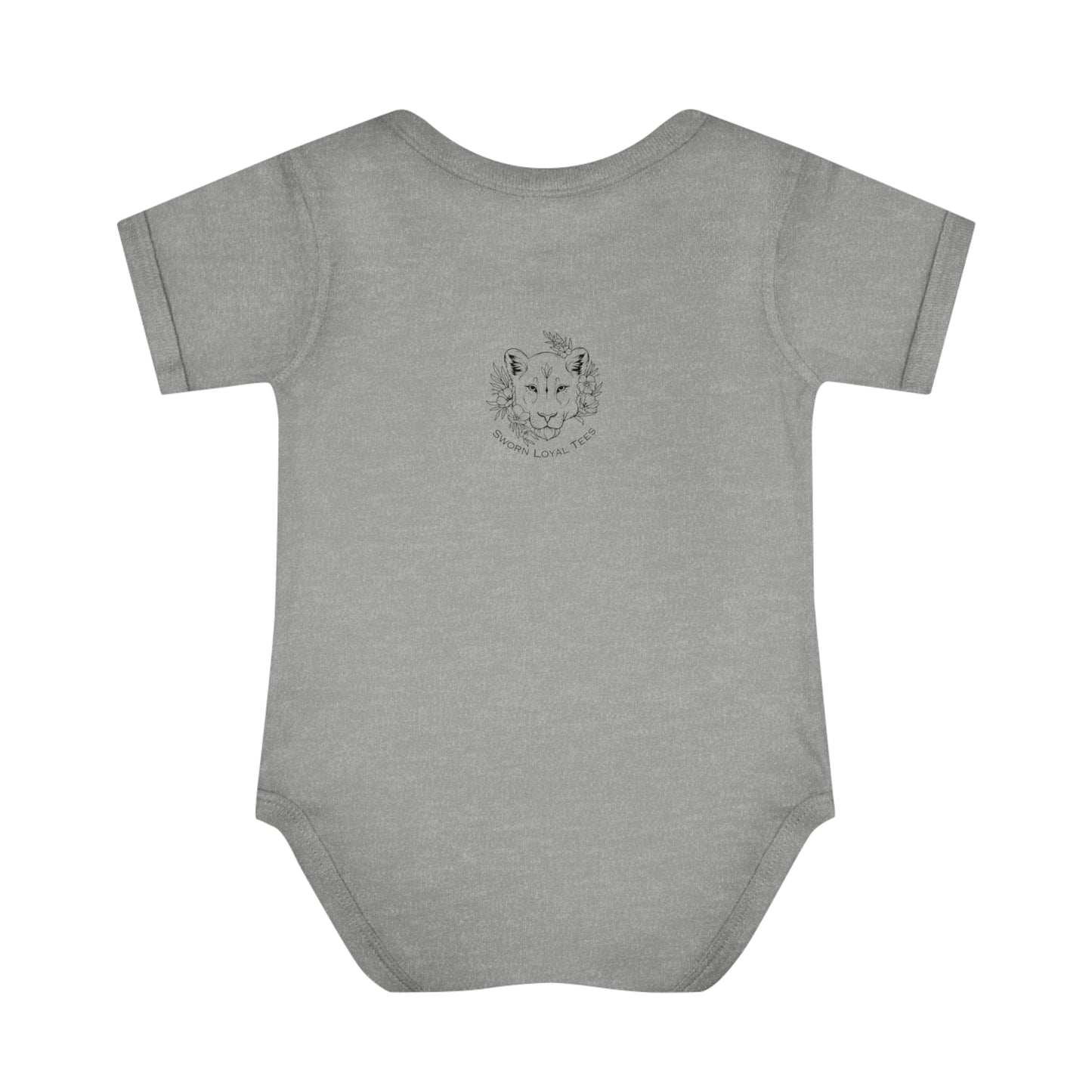 Infant Baby Rib Bodysuit- C10 with Flag