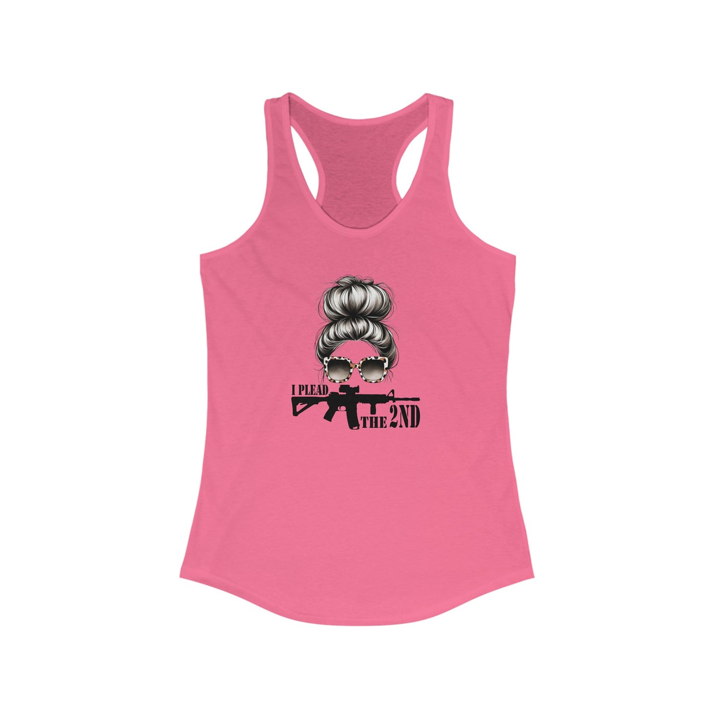 Women's Ideal Racerback Tank- I plead the 2nd