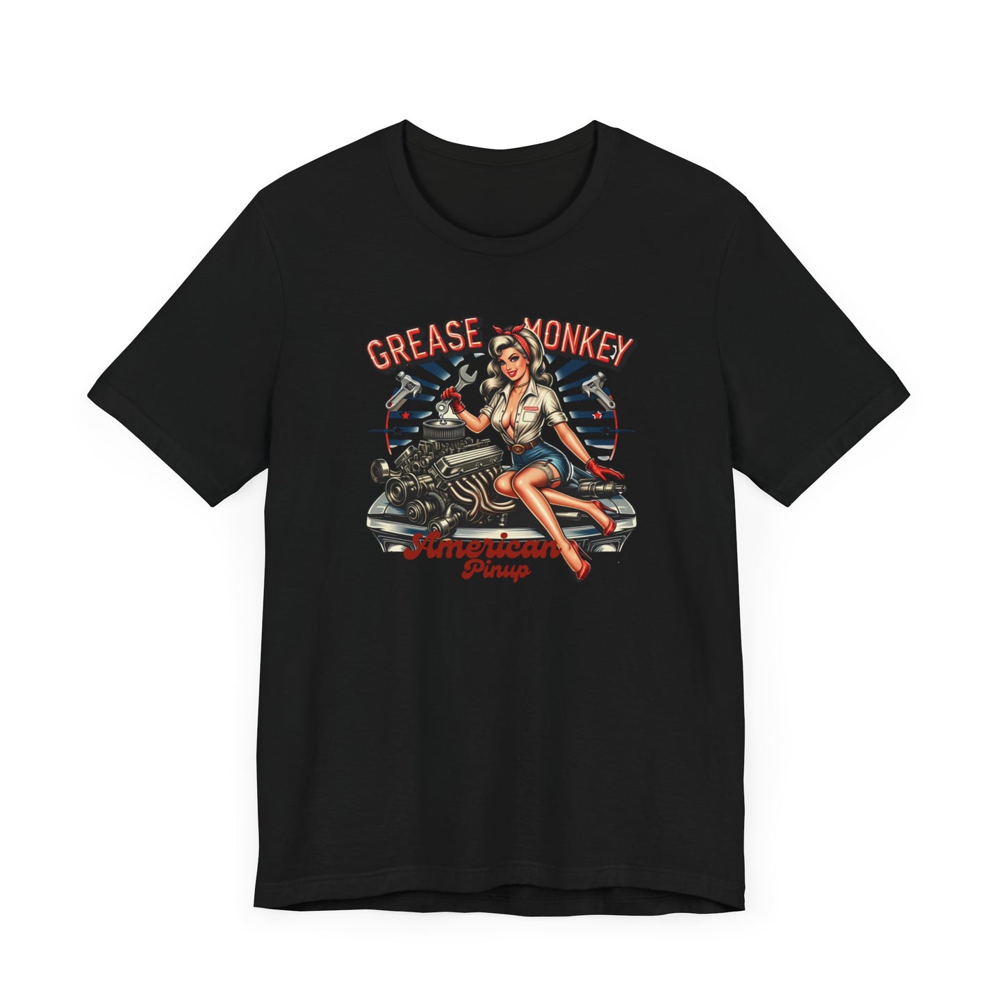 Unisex Tee- Grease Monkey babe