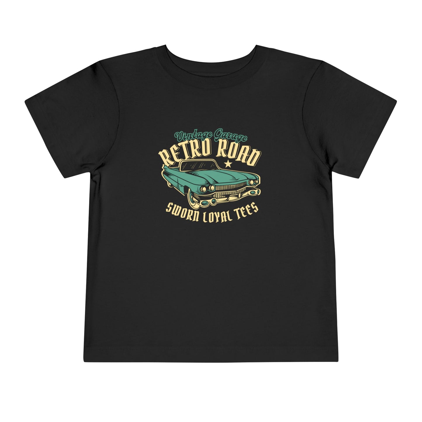 Toddler Short Sleeve Tee- Retro road