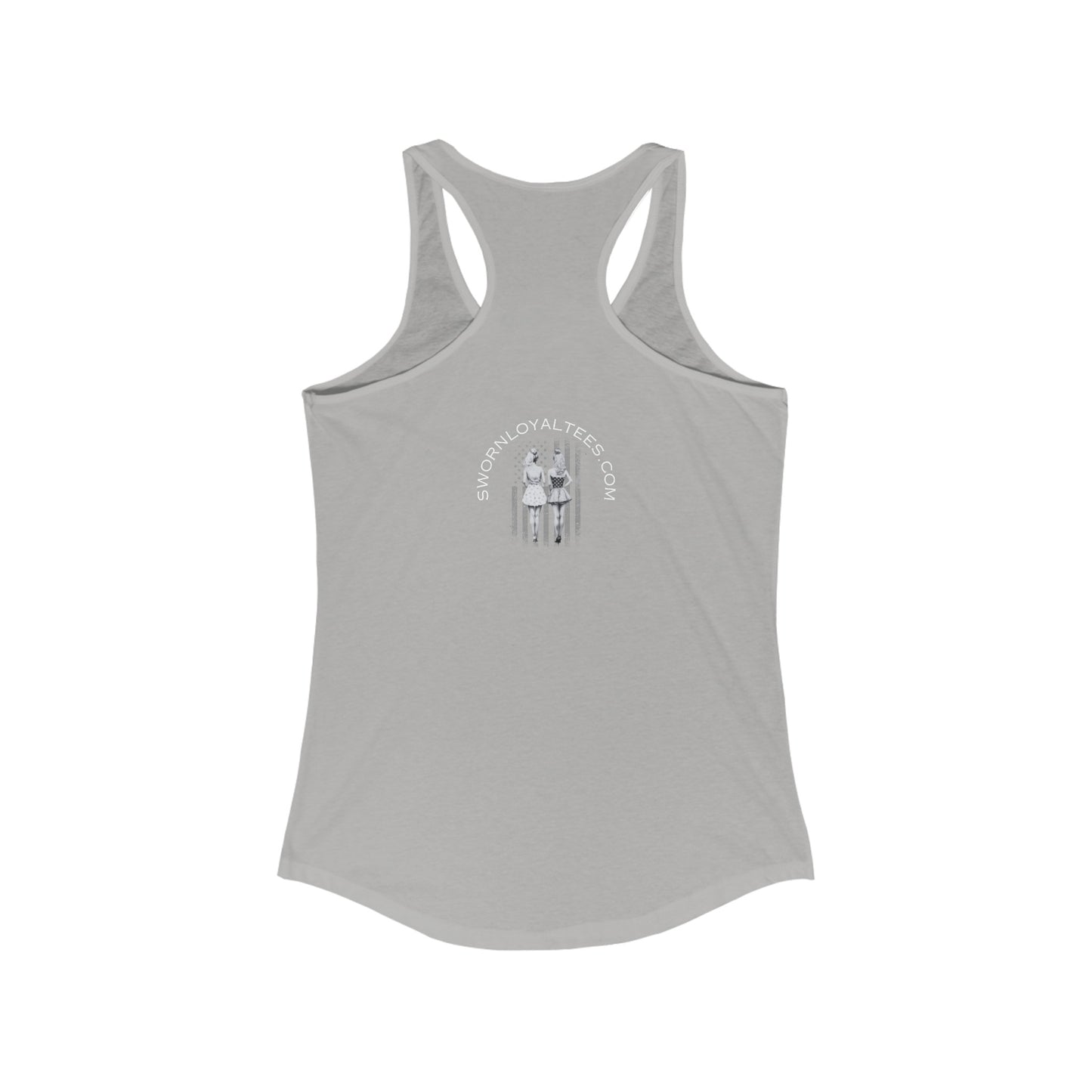 Women's Ideal Racerback Tank- All American Biker Chic