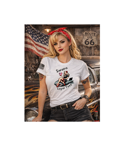 SLT pinup on shark