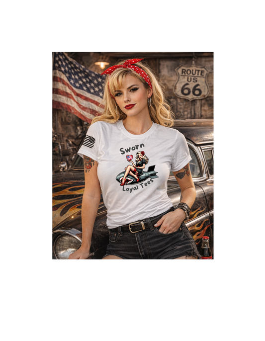 SLT pinup on shark