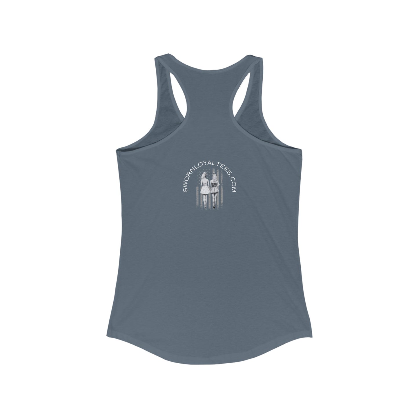 Women's Ideal Racerback Tank- All American Biker Chic