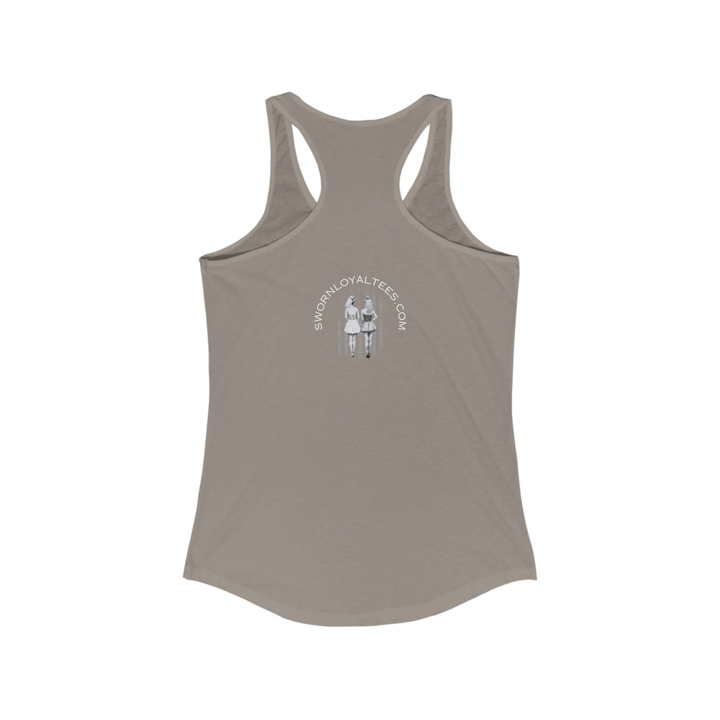 Women's Ideal Racerback Tank- All American Biker Chic