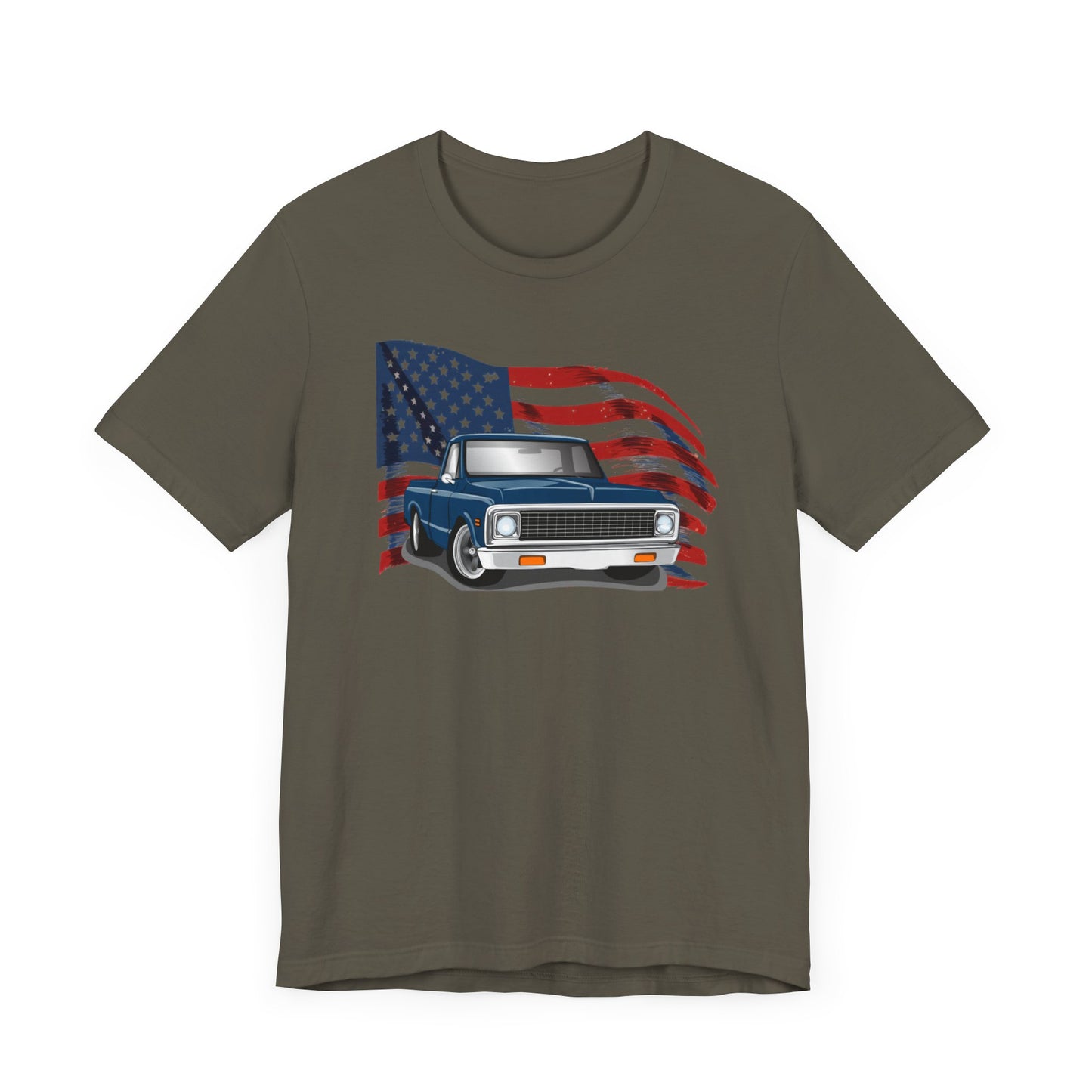 Unisex Tee- C-10 w/flag