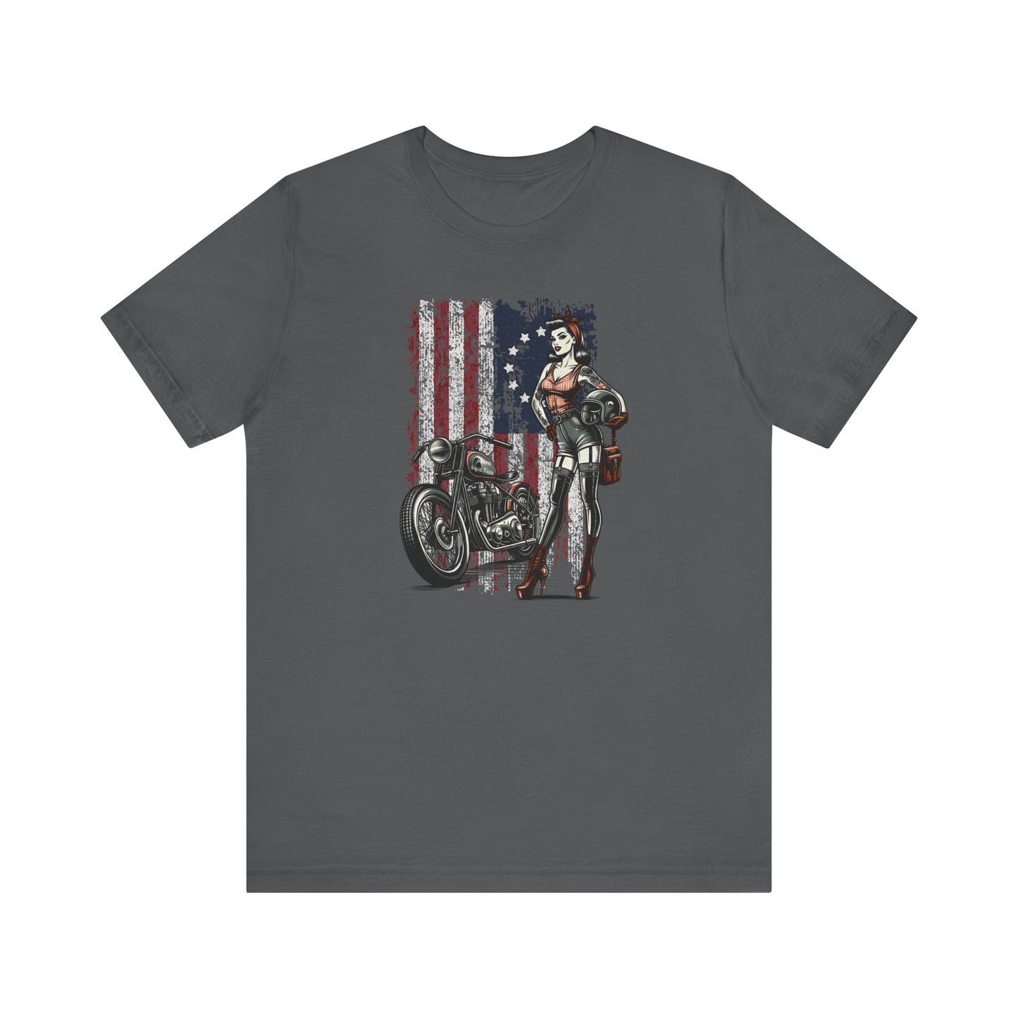 Unisex T- American Biker chic Joanie