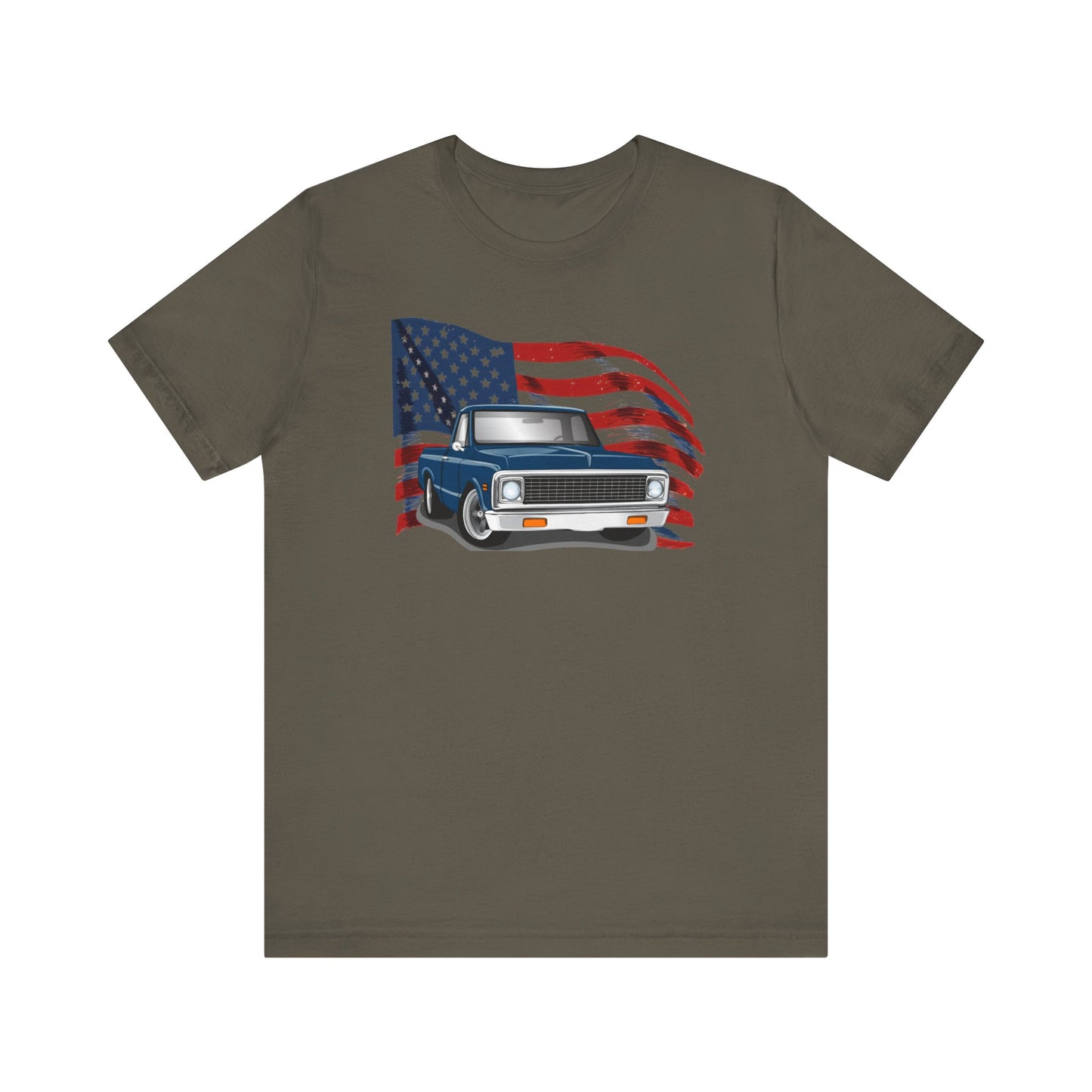 Unisex Tee- C-10 w/flag