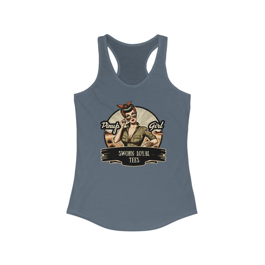 Women's Ideal Racerback Tank- Pin Up Vivian