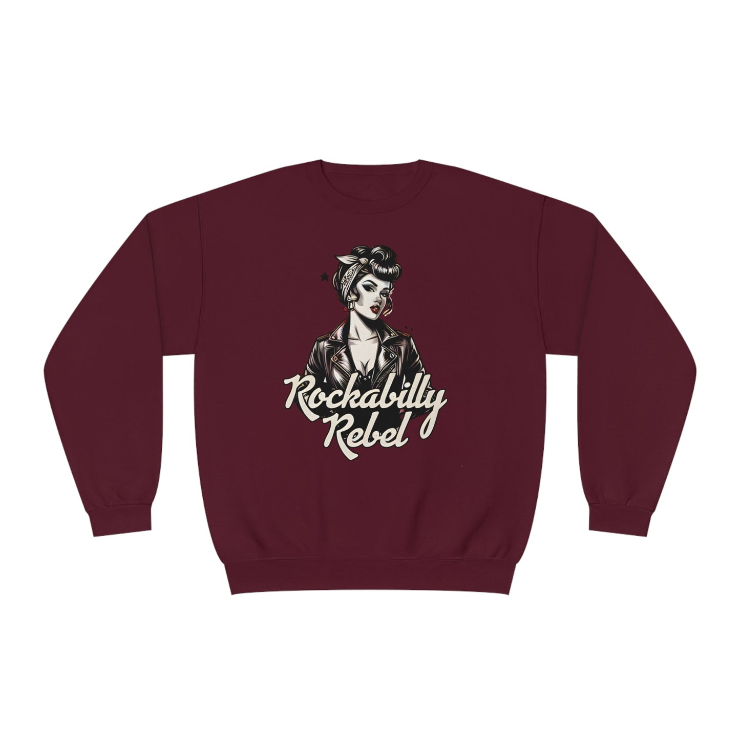 Unisex NuBlend® Crewneck Sweatshirt- Rockabilly Rebel