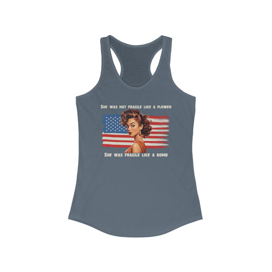 Women's Tank- Fragile like a bomb