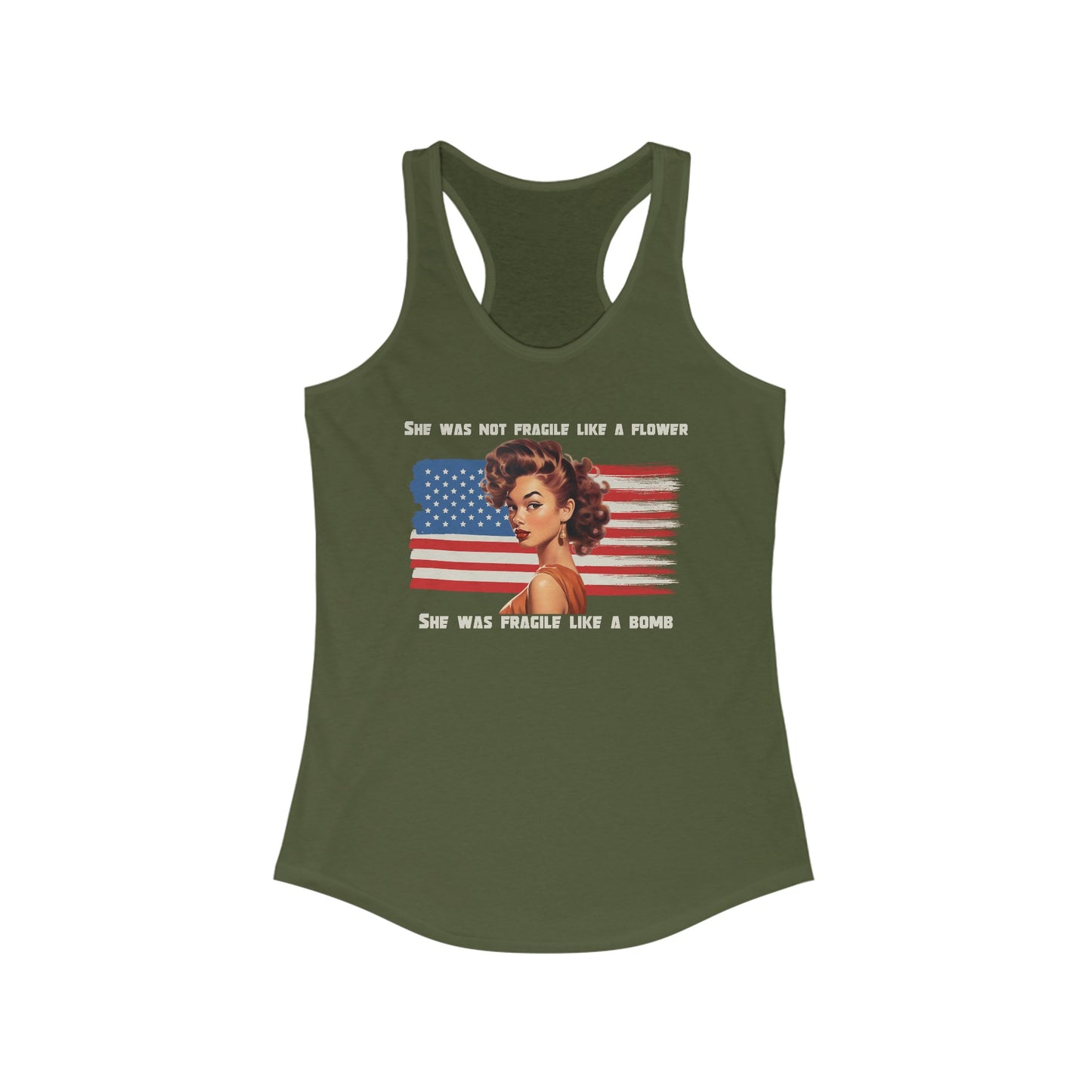 Women's Tank- Fragile like a bomb