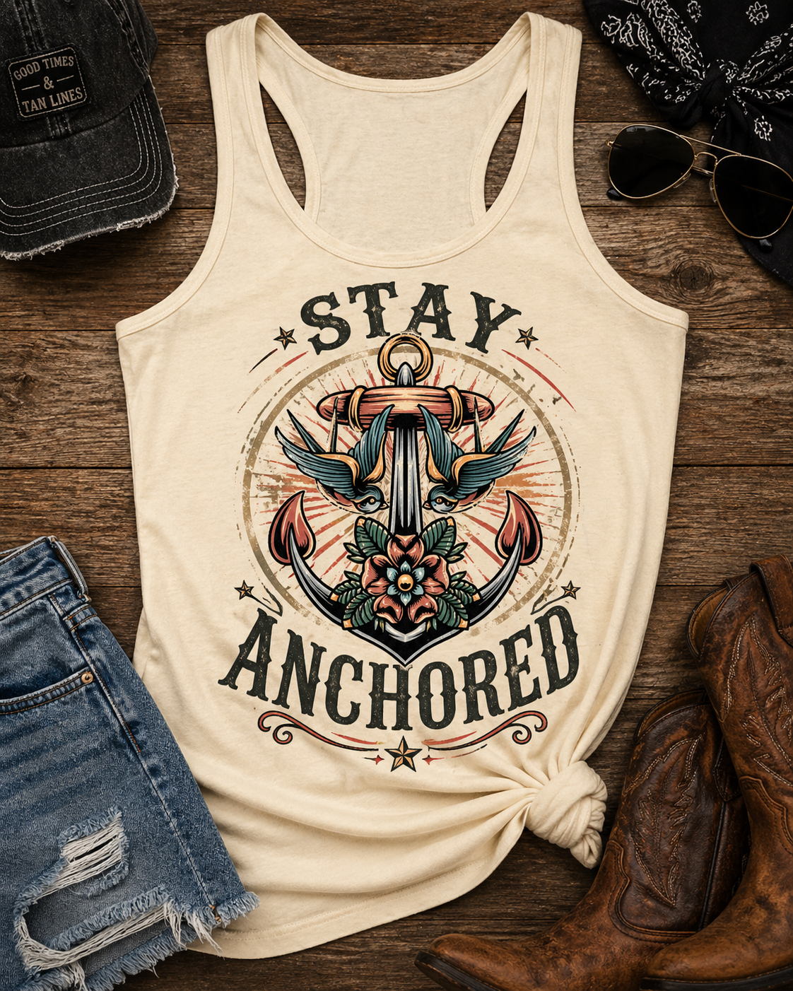 Stay Anchored Tank Top
