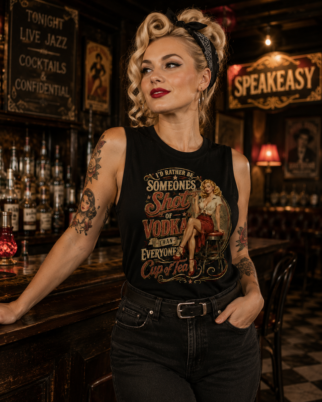 Shot of Vodka Muscle Tank
