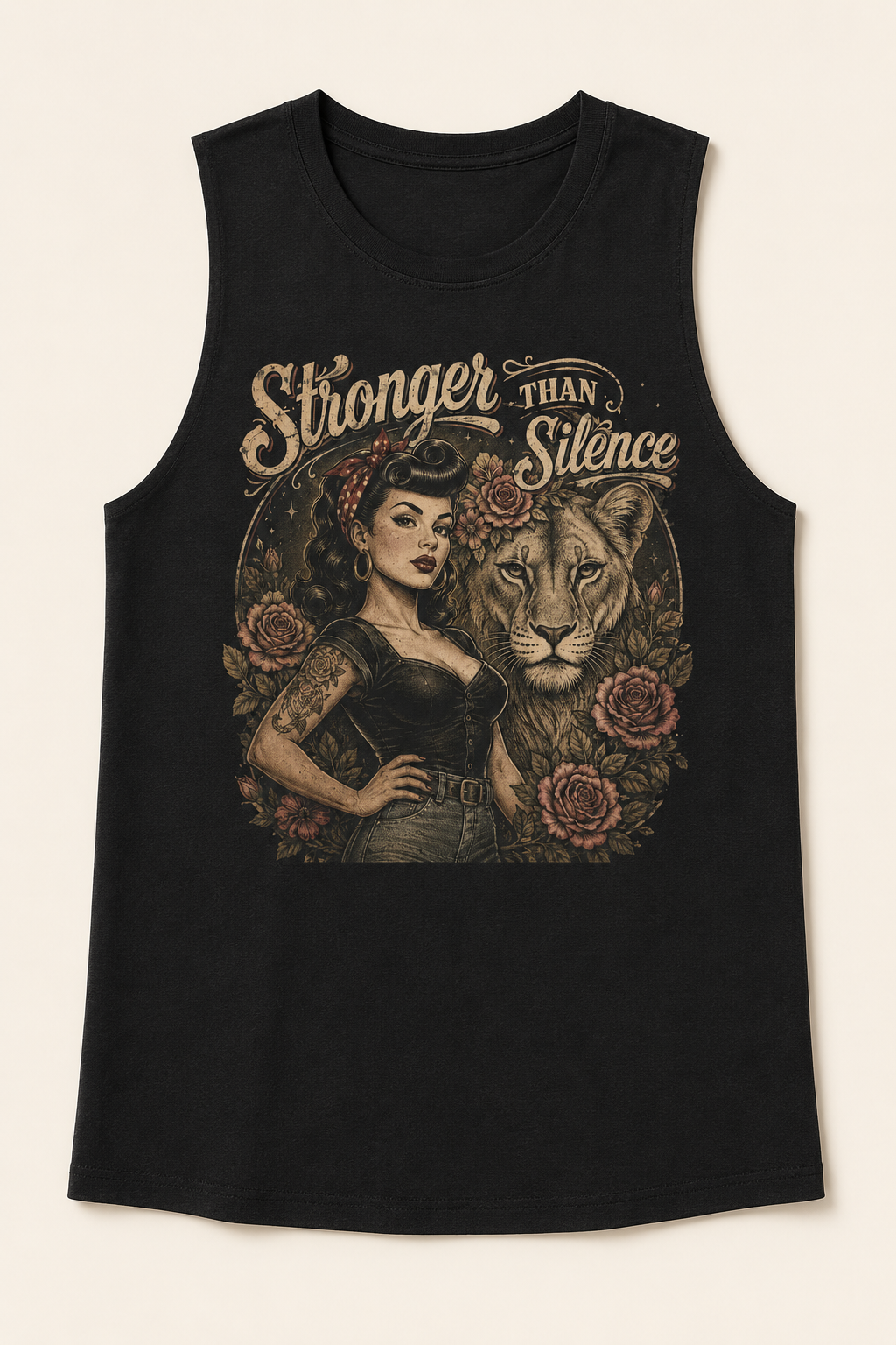 Stronger than Silence Muscle Tank