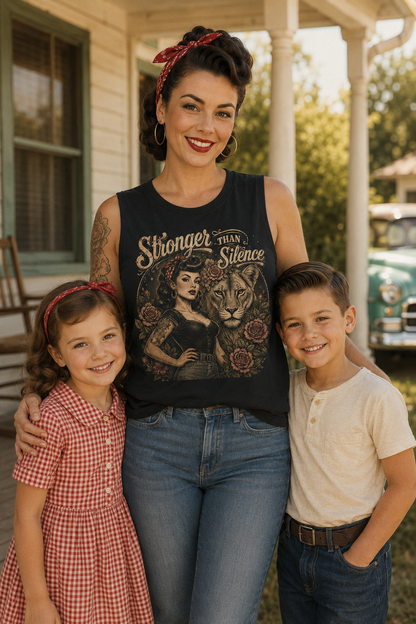 Stronger than Silence Muscle Tank