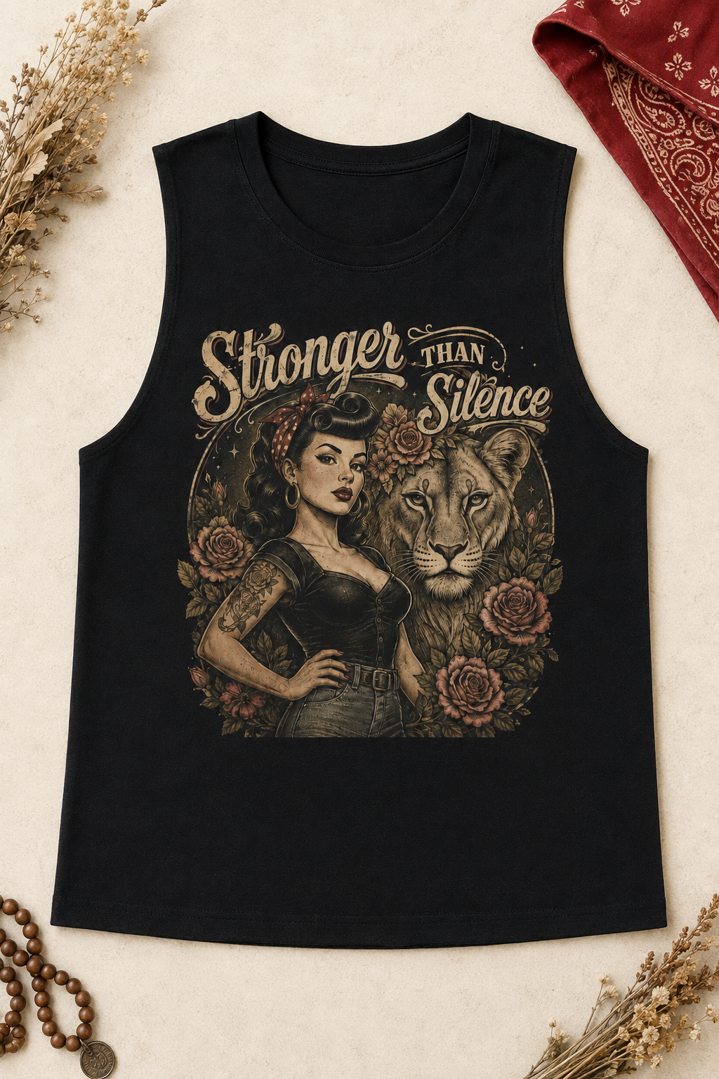 Stronger than Silence Muscle Tank