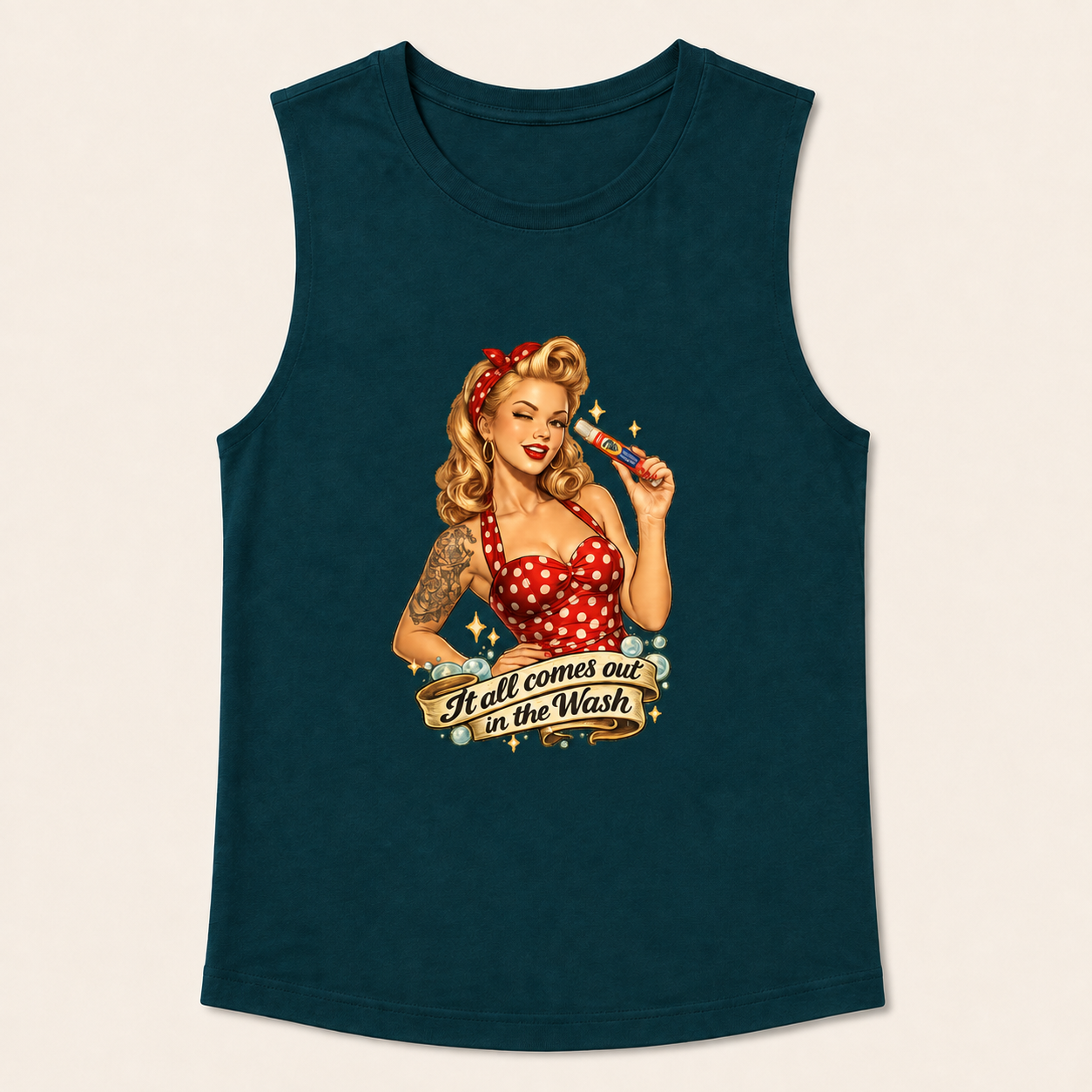 It All Comes Out in the Wash Muscle Tank