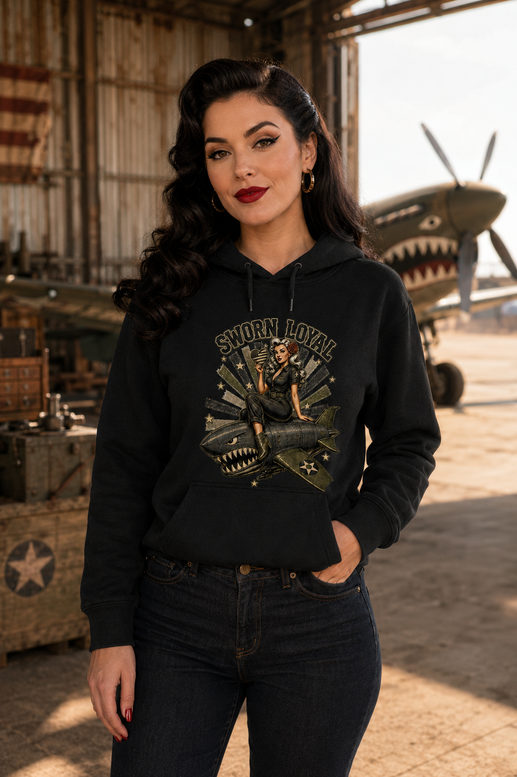 Sworn Loyal Pinup on Shark