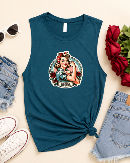 Rosie Mom Muscle Tank Top