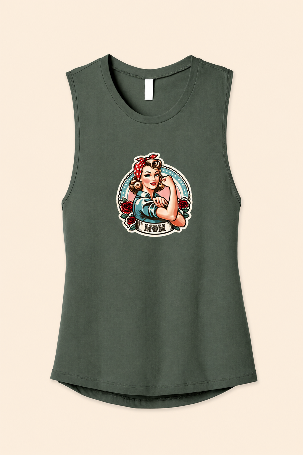 Rosie Mom Muscle Tank Top