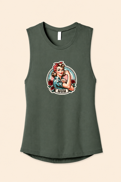 Rosie Mom Muscle Tank Top