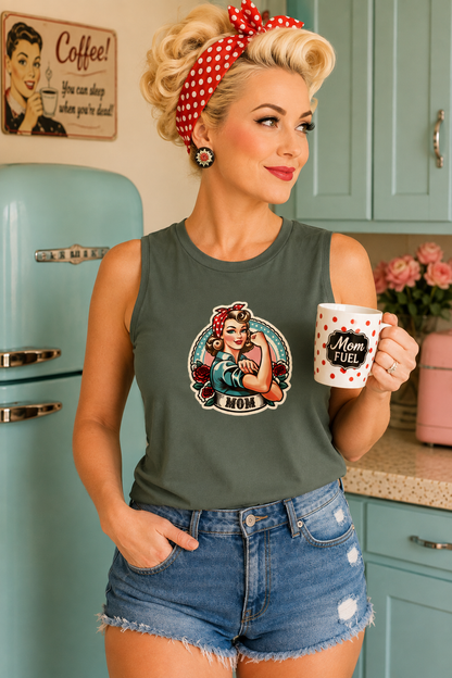 Rosie Mom Muscle Tank Top