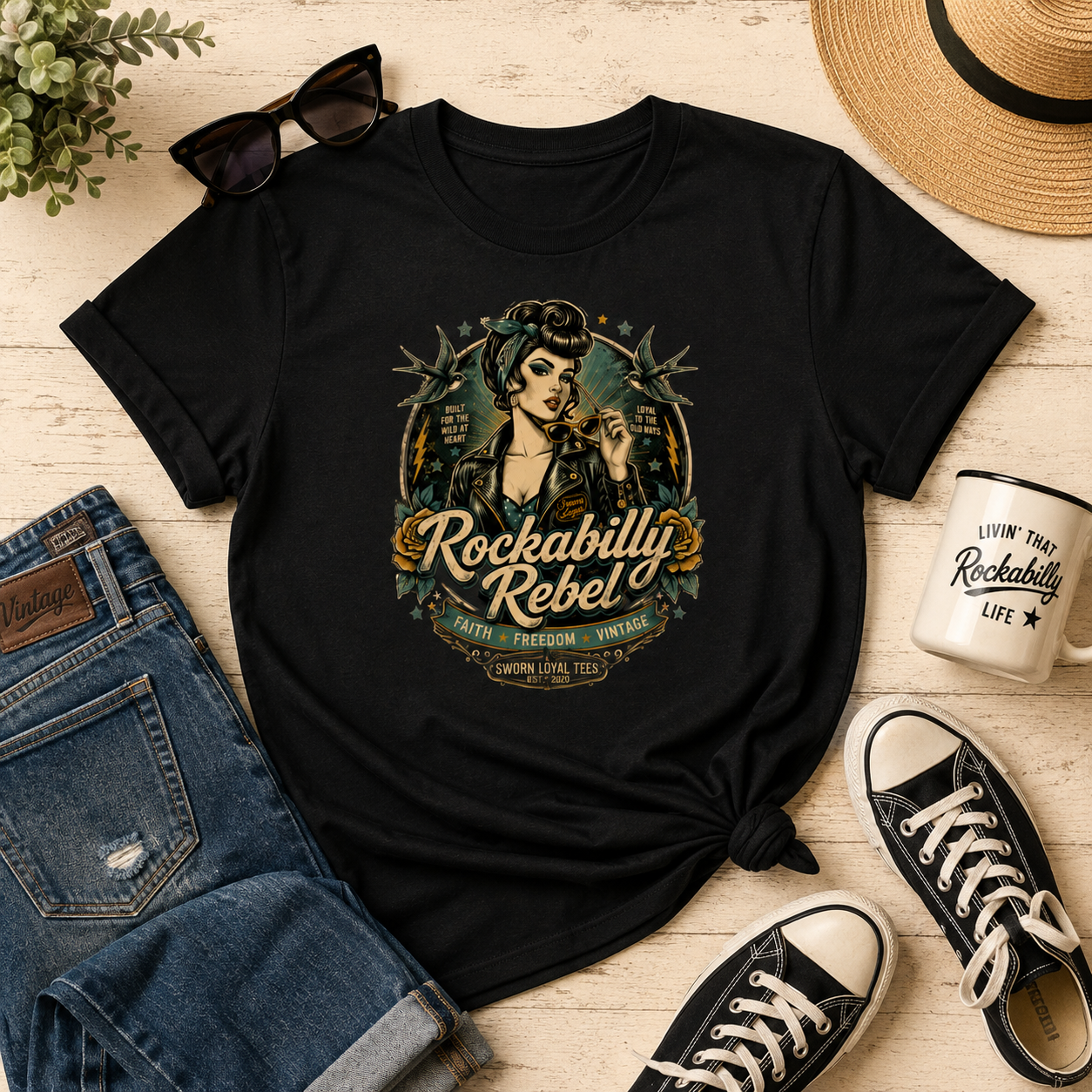 Rockabilly Rebel T-shirt
