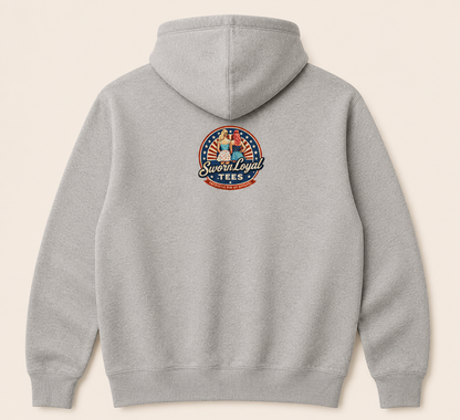 Pretty, Patriotic and Unapologetic Hooded Sweatshirt