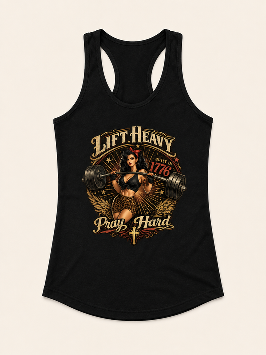 Lift Heavy Pray Hard tank top