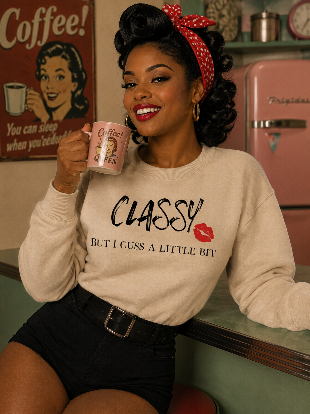 Classy But I Cuss a Little Bit Sweatshirt